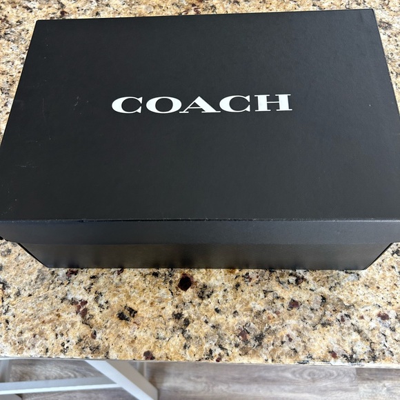 New With Box. Mens Brown Coach Loafers with Signature Coin Size 10 - Picture 10 of 10